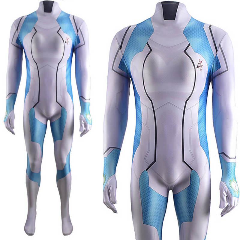 Metroid Dread Samus Aran BodySuit Cosplay Costume Adult Kids