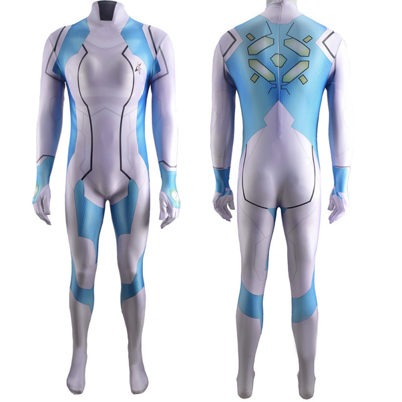 Metroid Dread Samus Aran BodySuit Cosplay Costume Adult Kids