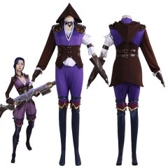 League of Legends LOL Arcane Caitlyn Cosplay Costume