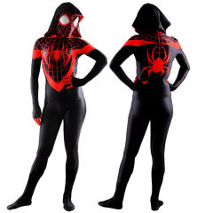 Spider-Man Miles Morales Spider Women Cosplay Costume Adults Kids