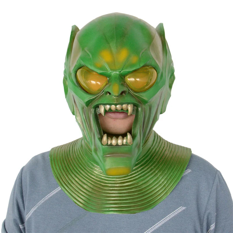 Spider-Man No Way Home Green Goblin Mask Cosplay Props