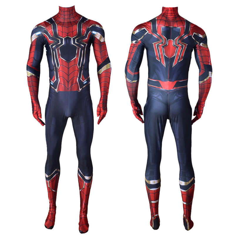 Avengers: Infinity War Iron Spider Spider-Man Cosplay Costume Adults Kids