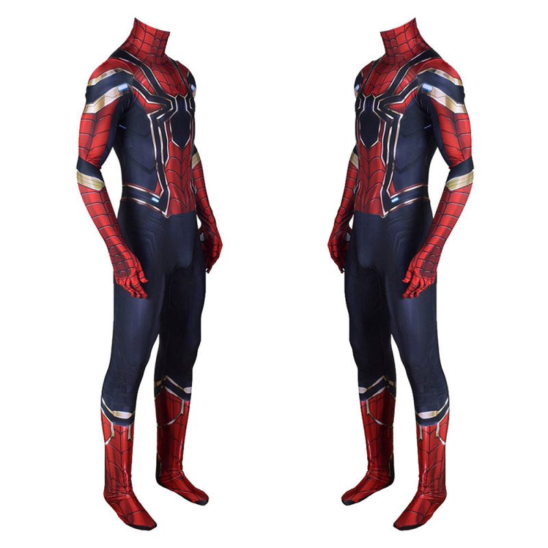 Avengers: Infinity War Iron Spider Spider-Man Cosplay Costume Adults Kids