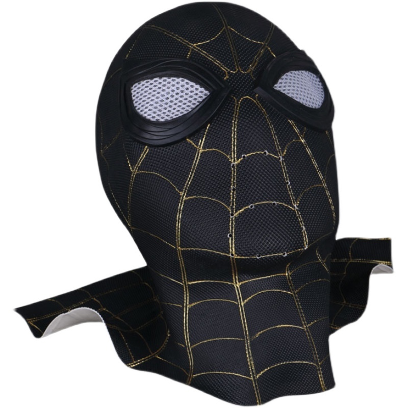 Spider-Man 3: No Way Home Black And Gold Cosplay Mask