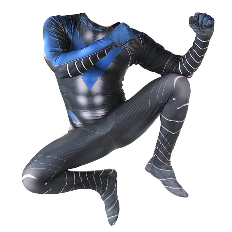 Nightwing Body Suit Cosplay Costume Adult Kids