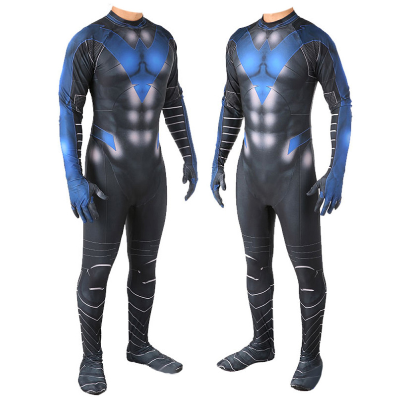 Nightwing Body Suit Cosplay Costume Adult Kids