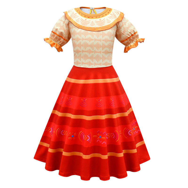 Kids Disney Encanto Dolores Madrigal Cosplay Costume