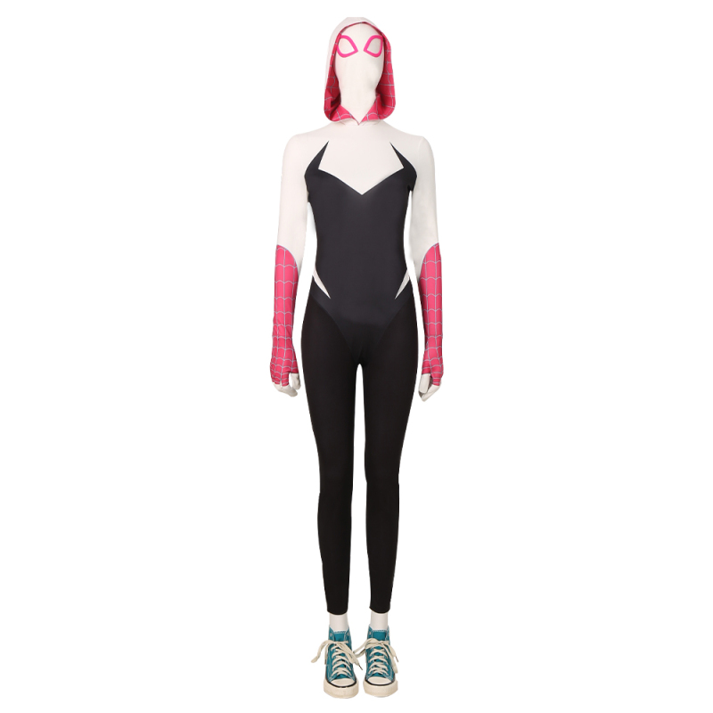 Spider-Man: Across the Spider-Verse Gwen Stacy Cosplay Costume (Without Shoes)