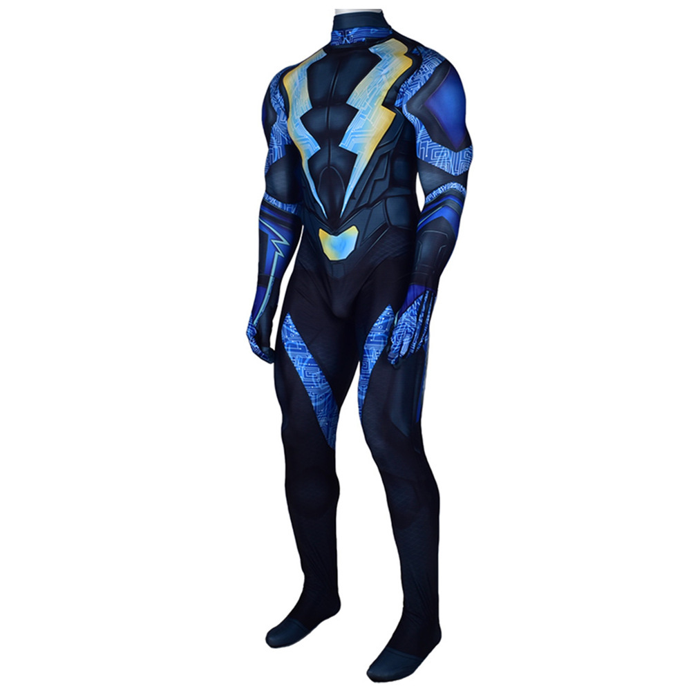 Black Lightning Jefferson Pierce Cosplay Costume Adult Kids