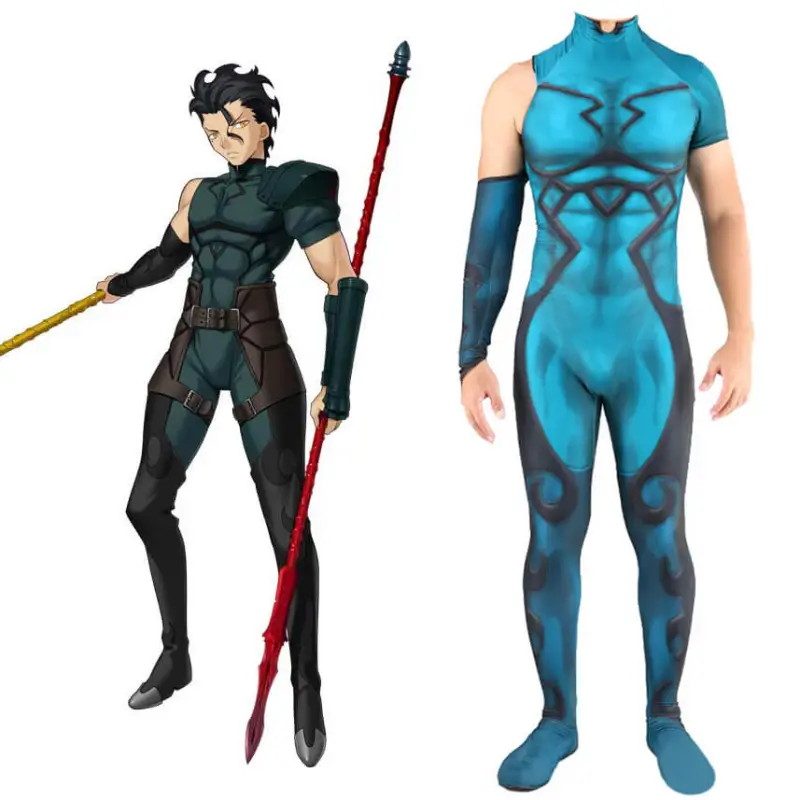 Fate Zero Lancer Diarmuid Ua Duibhne Cosplay Costume Adult Kids