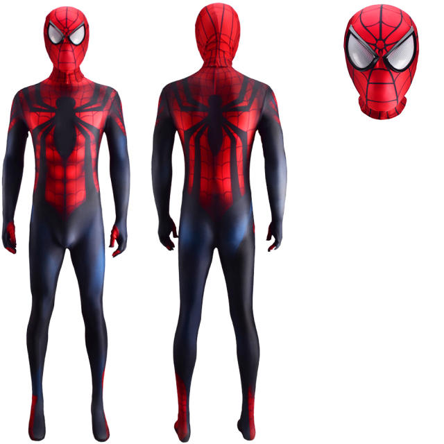 Scarlet Spider-Man Ben Reilly Cosplay Costume Adults Kids