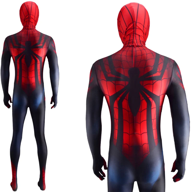 Scarlet Spider-Man Ben Reilly Cosplay Costume Adults Kids