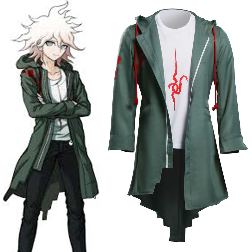 Hallowcos Danganronpa 2: Goodbye Nagito Komaeda Cosplay Costume