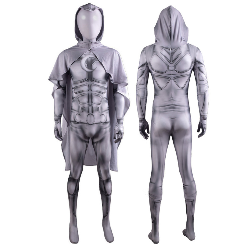 Moon Knight Body Suit Spandex Cosplay Costume Adults Kids