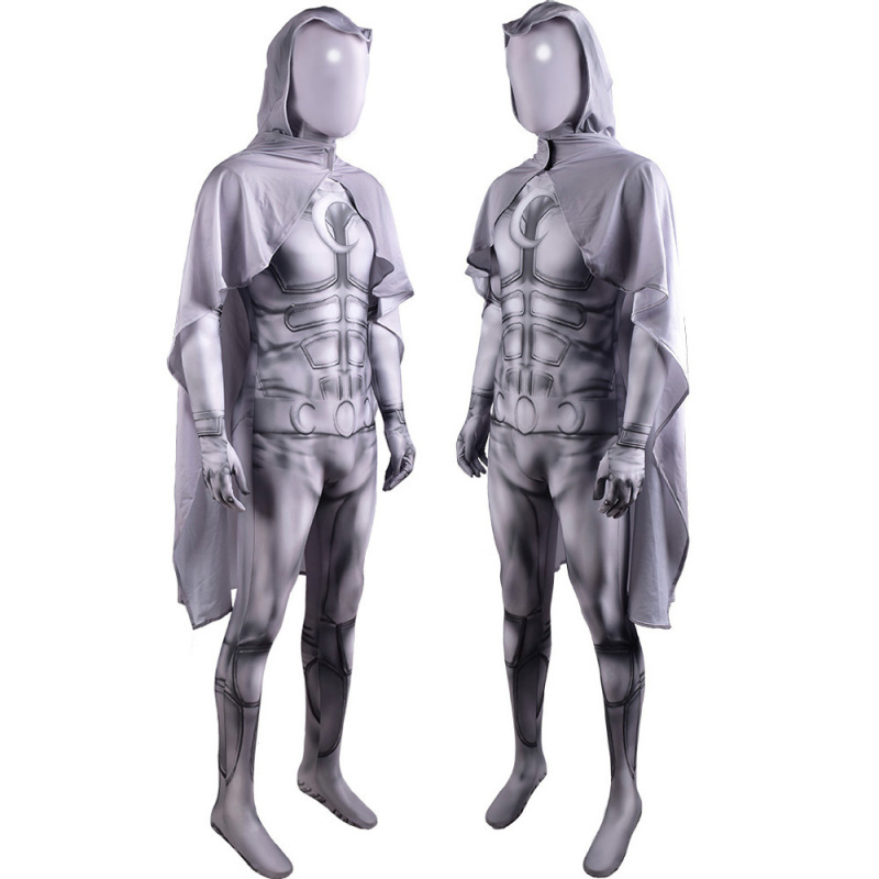 Moon Knight Body Suit Spandex Cosplay Costume Adults Kids