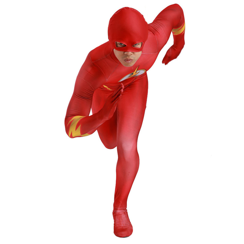 The Flash Speed Force Cosplay Costume Adult Kids