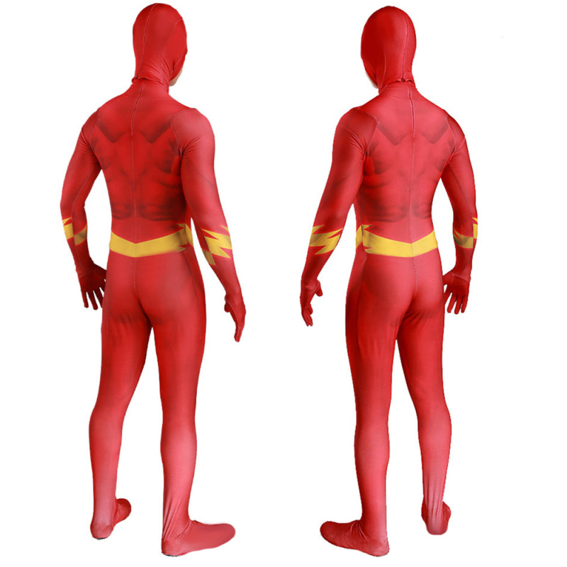 The Flash Speed Force Cosplay Costume Adult Kids