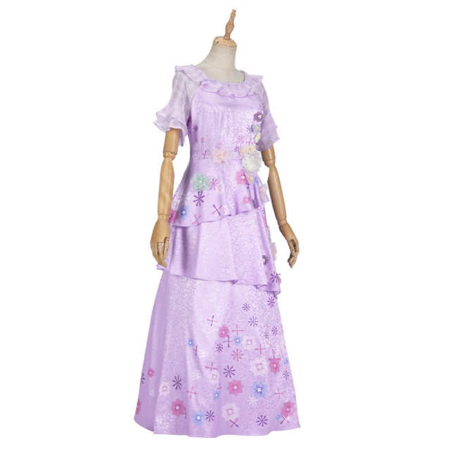 Adults Disney Encanto Isabela Madrigal Cosplay Dress Upgrade