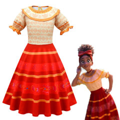 Kids Disney Encanto Dolores Madrigal Cosplay Costume