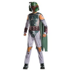 Kids Star Wars The Mandalorian Boba Fett Cosplay Costume