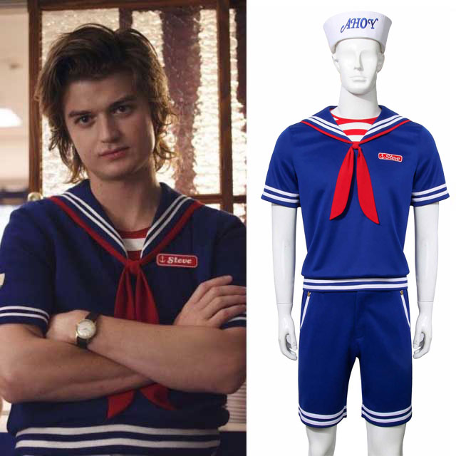 (Ready to Ship) Adults Stranger Things 3 Steve Harrington Scoops Ahoy ...