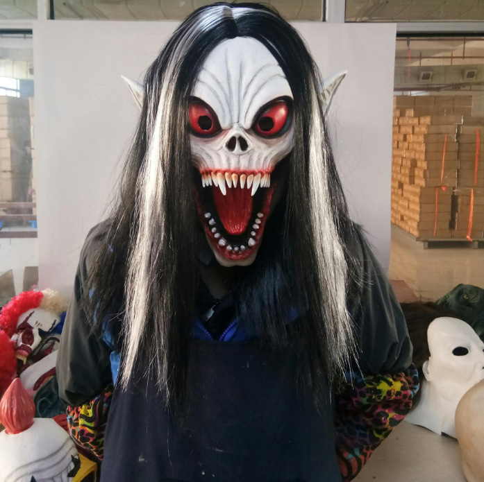 Michael Morbius the Living Vampire Cosplay Latex Mask