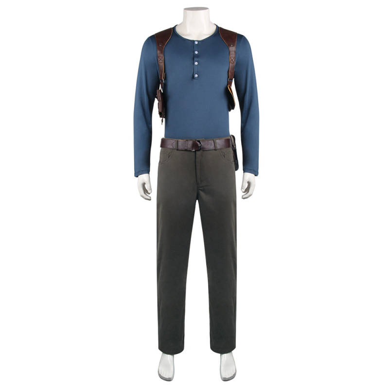 Game Uncharted Nathan Drake Cosplay Costume