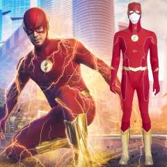 (Available after Halloween) The Flash Season 8 Barry Allen Cosplay Costume