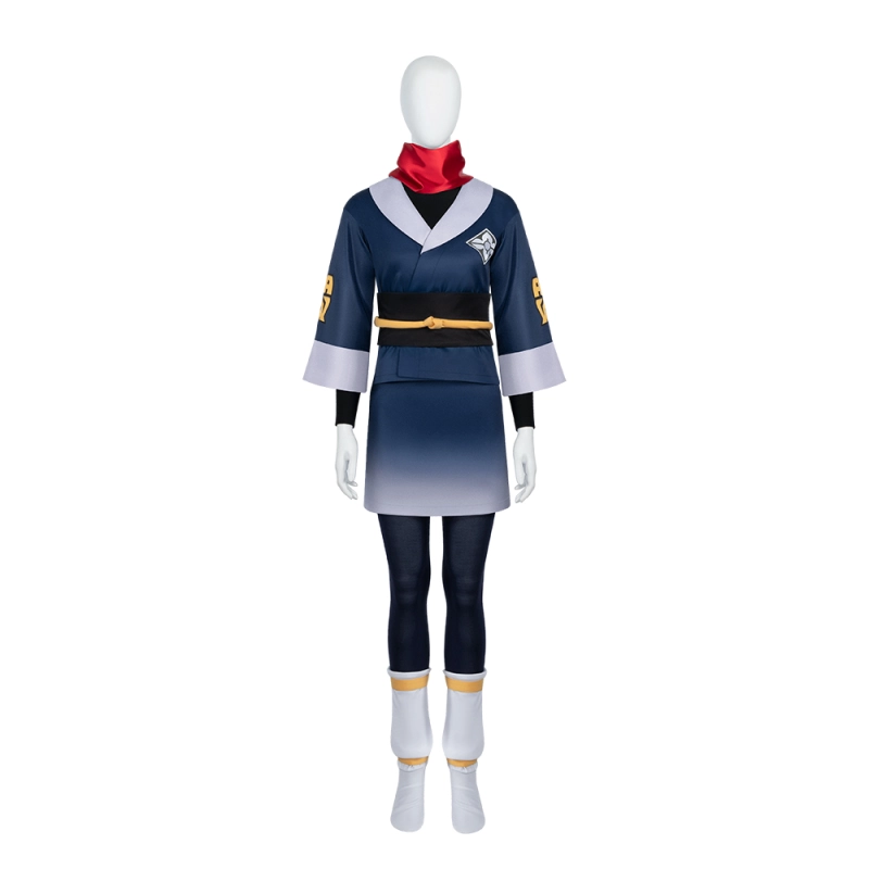 Pokemon Legends: Arceus Akari Cosplay Costume