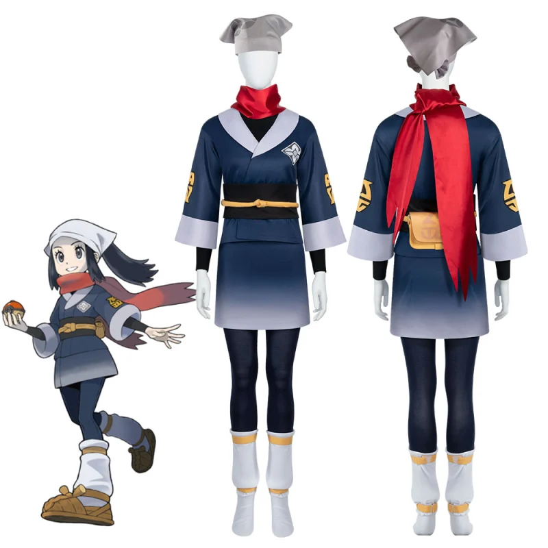 Pokemon Legends: Arceus Akari Cosplay Costume