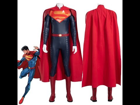 DC Comics New Superman Jon Kent Cosplay Costume