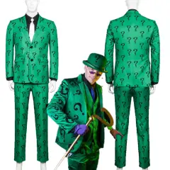 Gotham The Riddler Edward Nygma Cosplay Costume