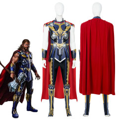 (Available after Halloween)  Thor 4: Love and Thunder Thor Odinson Cosplay Costume