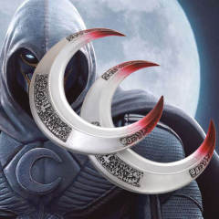 Moon Knight 2022 Marc Spector Crescent Darts Cosplay Props-A Pair