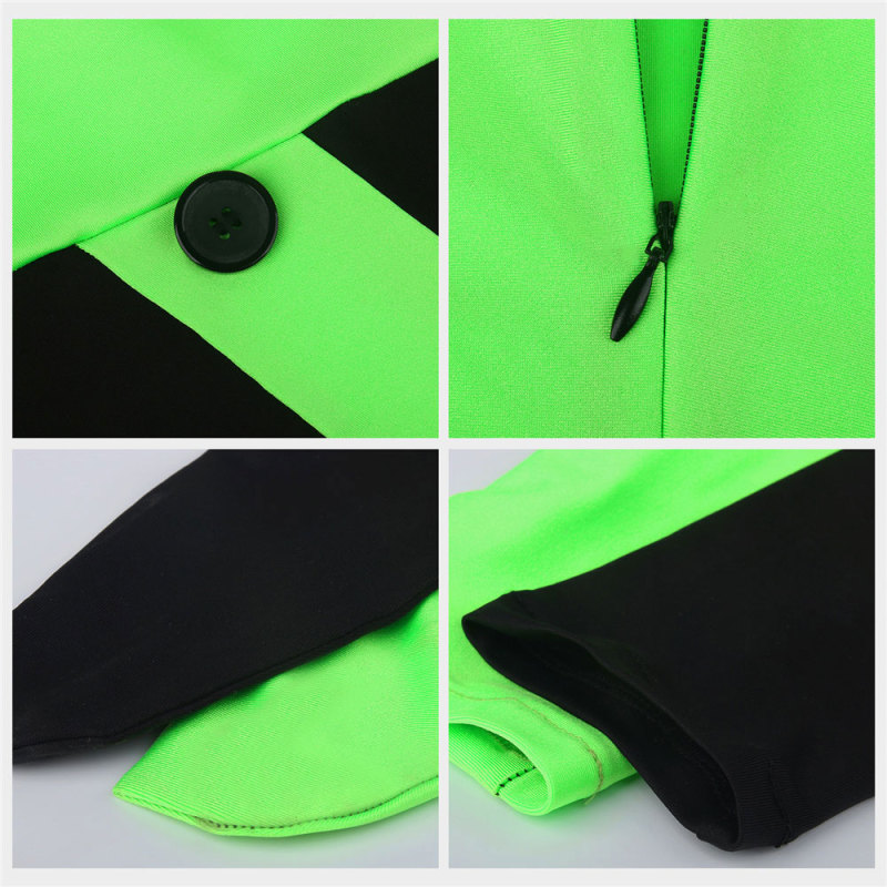 Kim Possible Shego Green Halloween Cosplay Costume