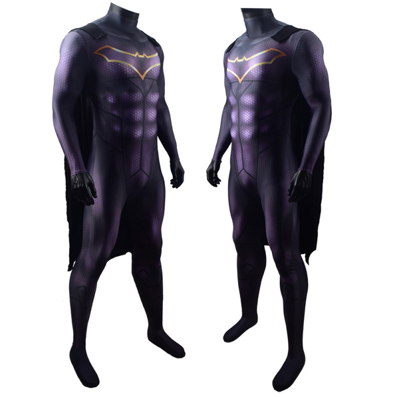 Batman Bruce Wayne Cosplay Jumpsuit Adults Kids New Edition