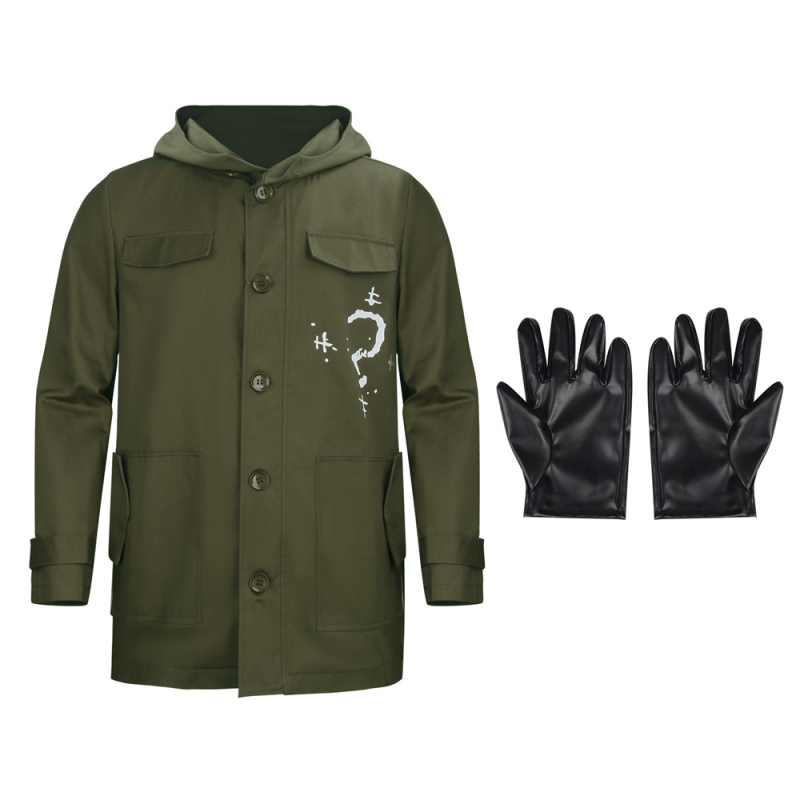 The Batman 2022 Riddler Cosplay Costume with Mask
