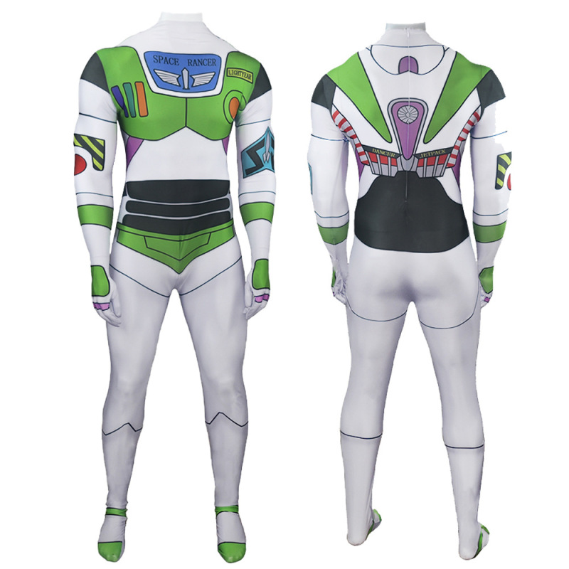 Toy Story Buzz Lightyear Cosplay Costume Adults Kids