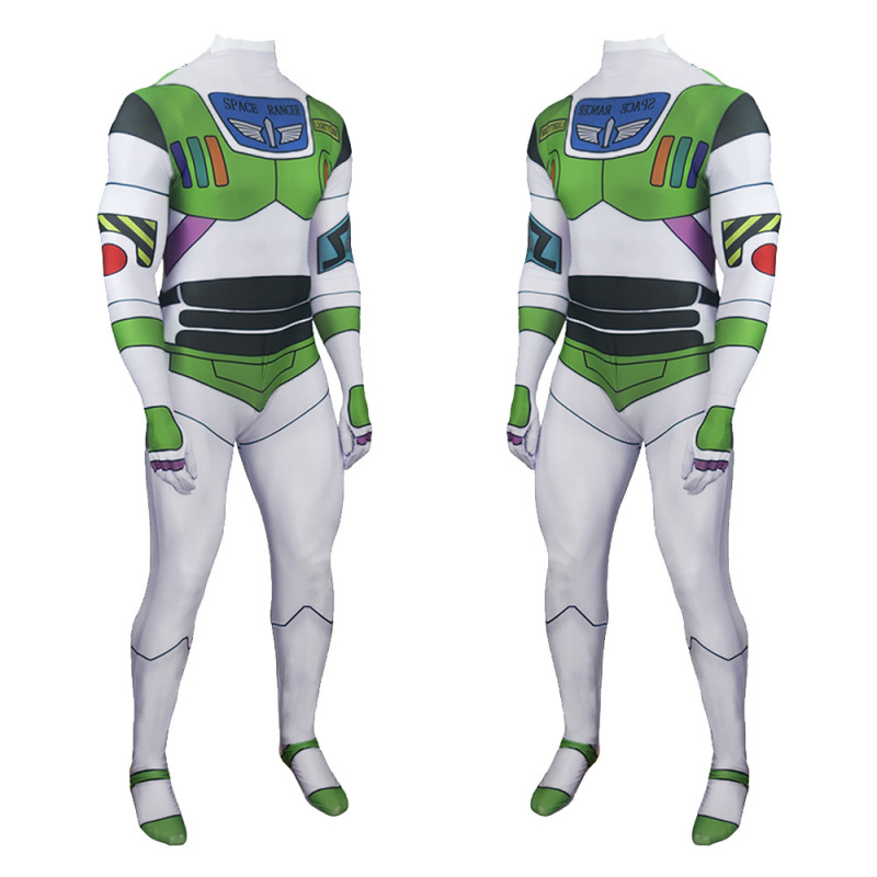 Toy Story Buzz Lightyear Cosplay Costume Adults Kids