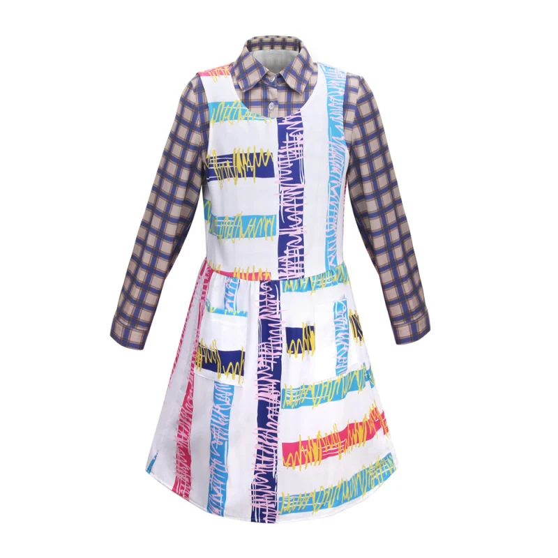 Adults Kids Stranger Things Season 4 Eleven Dress with Shirt