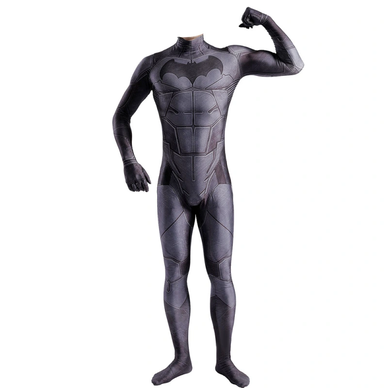 Justice League Batman Bruce Wayne Cosplay Jumpsuit Adults Kids