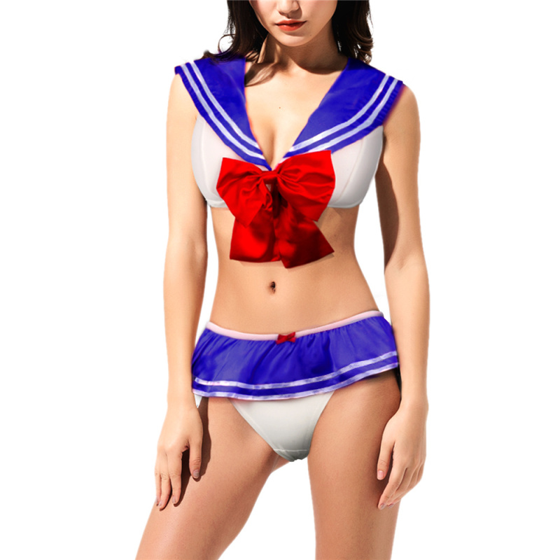 Sailor Moon Bikini Swimwear Cosplay Costume