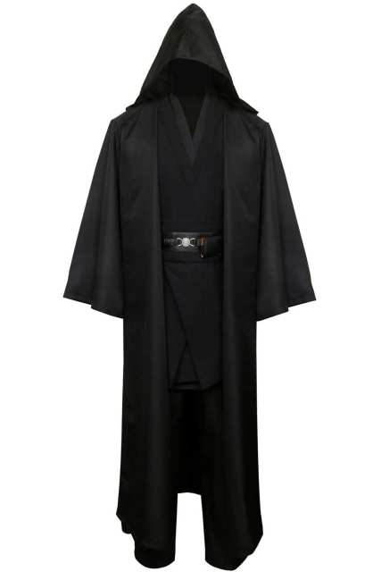 Star Wars Obi Wan Kenobi Black Cosplay Costume