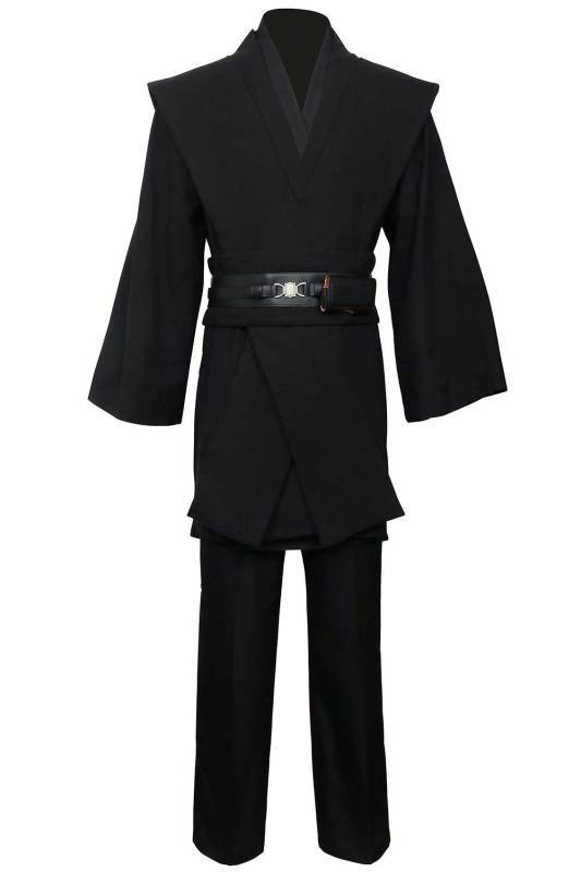 Star Wars Obi Wan Kenobi Black Cosplay Costume