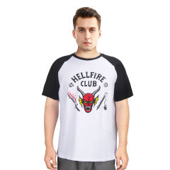 Adults Kids Stranger Things Season 4 Hellfire Club T-Shirt Short Sleeve
