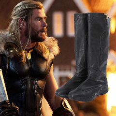 Thor 4: Love and Thunder Thor Odinson Cosplay Boots Black