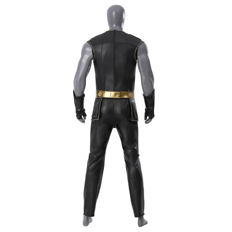 Thor 4: Love and Thunder Thor Odinson Black Battle Suit Cosplay Costume