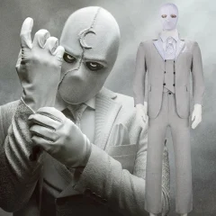 Moon Knight 2022 Mr. Knight Steven Grant Cosplay Costume (Ready to Ship)