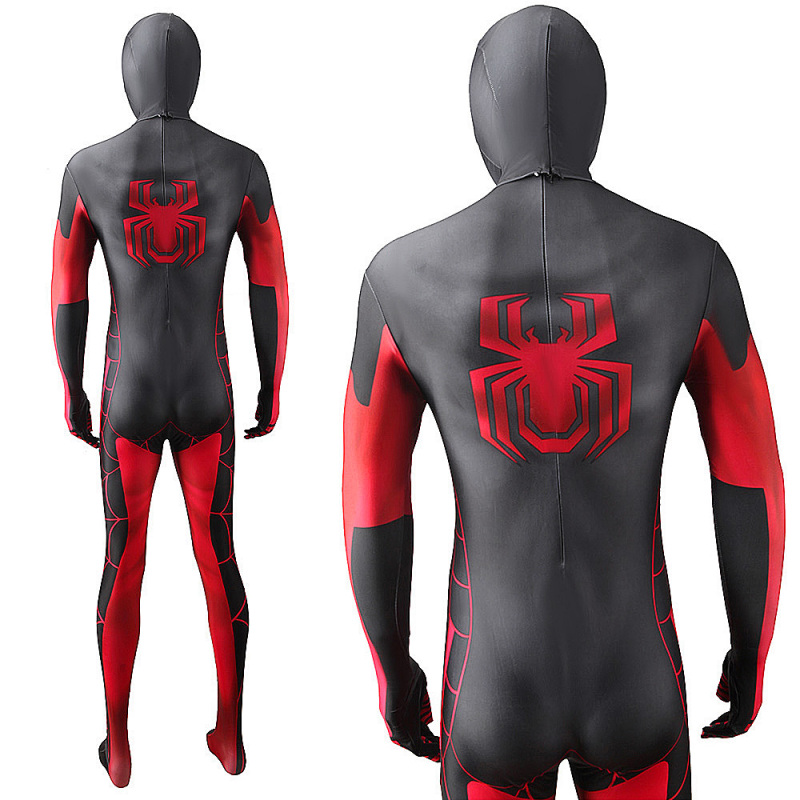 Miles Morales Spider-Man 10th Anniversary Cosplay Costume Adults Kids