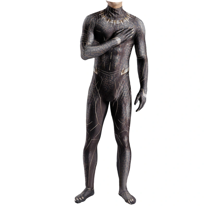 Black Panther Erik Killmonger Cosplay Costume Adult Kids